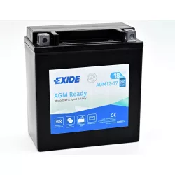 Exide AGM Ready 18Ah 230A Bal+ Motorakkumulátor (AGM12-17)