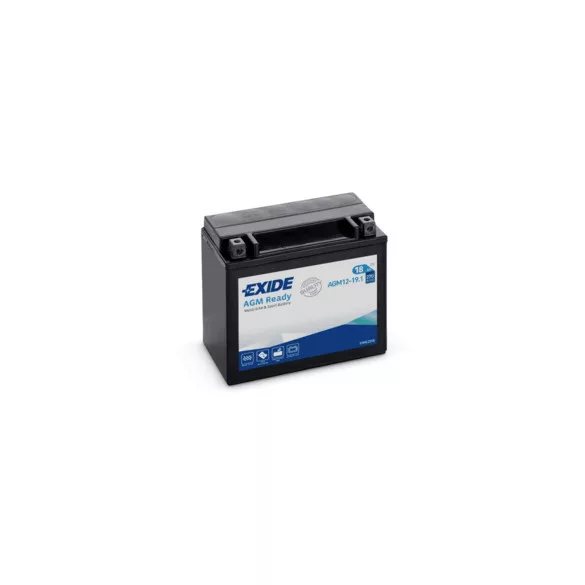 Exide AGM Ready 18Ah 270A Bal+ Motorakkumulátor (AGM12-19.1)