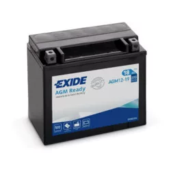 Exide AGM Ready 18Ah 270A Jobb+ Motorakkumulátor (AGM12-19)