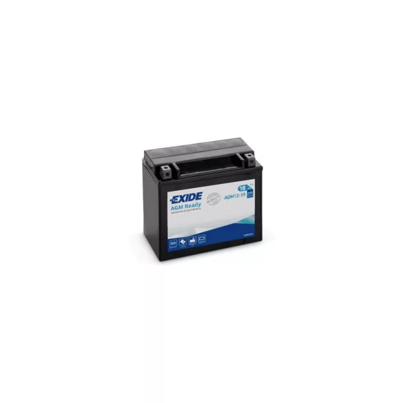 Exide AGM Ready 18Ah 270A Jobb+ Motorakkumulátor (AGM12-19)