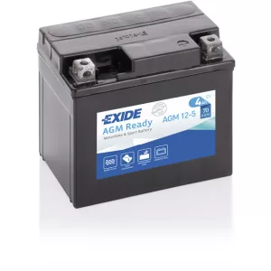 Exide AGM Ready 4Ah 70A Jobb+ Motorakkumulátor (AGM12-5)