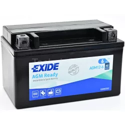 Exide AGM Ready 6Ah 90A Bal+ Motorakkumulátor (AGM12-6)