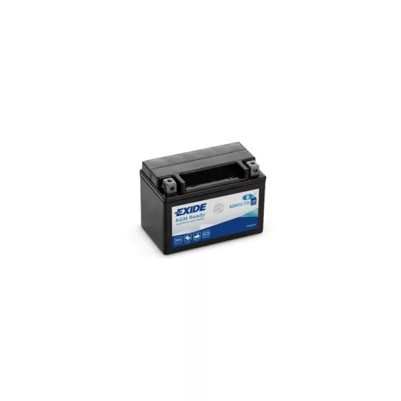 Exide AGM Ready 8Ah 120A Bal+ Motorakkumulátor (AGM12-7.5)
