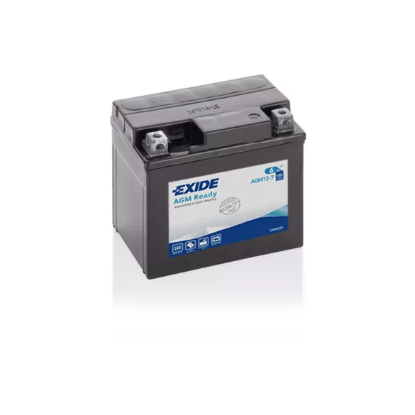Exide AGM Ready 6Ah 100A Jobb+ Motorakkumulátor (AGM12-7)