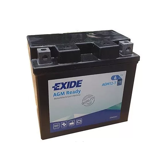 Exide AGM Ready 6Ah 100A Jobb+ Motorakkumulátor (AGM12-7)