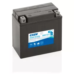 Exide AGM Ready 9Ah 120A Bal+ Motorakkumulátor (AGM12-9)