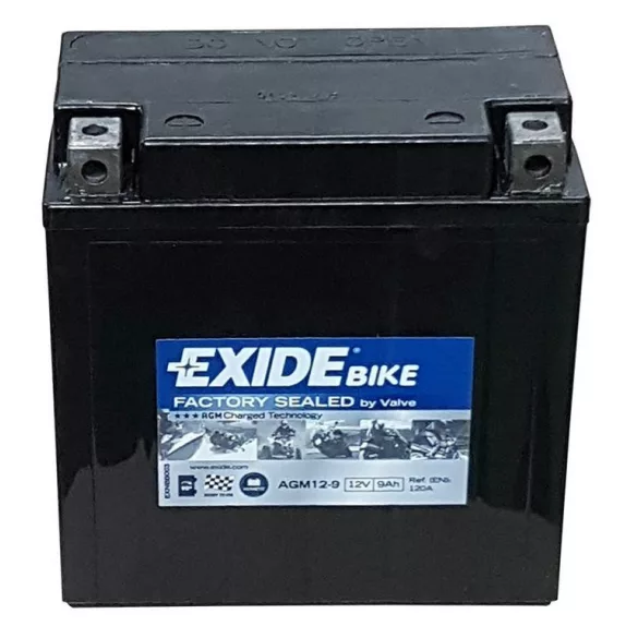 Exide AGM Ready 9Ah 120A Bal+ Motorakkumulátor (AGM12-9)