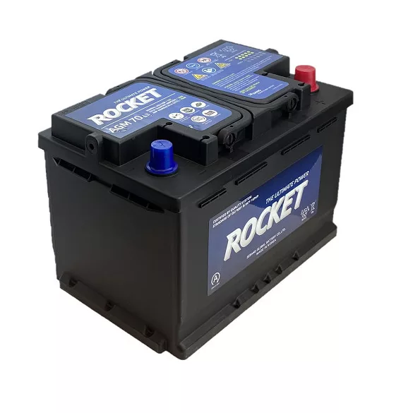 Rocket AGM 70Ah 760A Jobb+ Akkumulátor (AGM70L3)