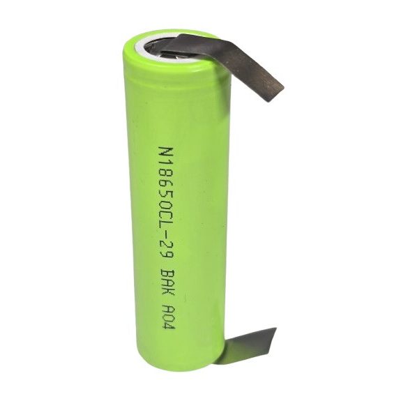 BAK 18650CL-29 Li-ion akku 3,6V  2900mAh 8,25A "U" forrfüllel
