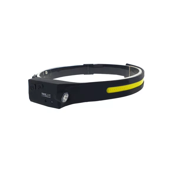 Trixline TR-516R 3W akkus fejlámpa 300lm 1200mAh Li-ion akkuval