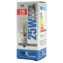 Trixline hűtő izzó T25 230V E14-es foglalat 25W 130 lumen