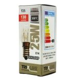 Trixline sütő izzó T25 230V , E14-es foglalat 25W 300°C  (BC T25)