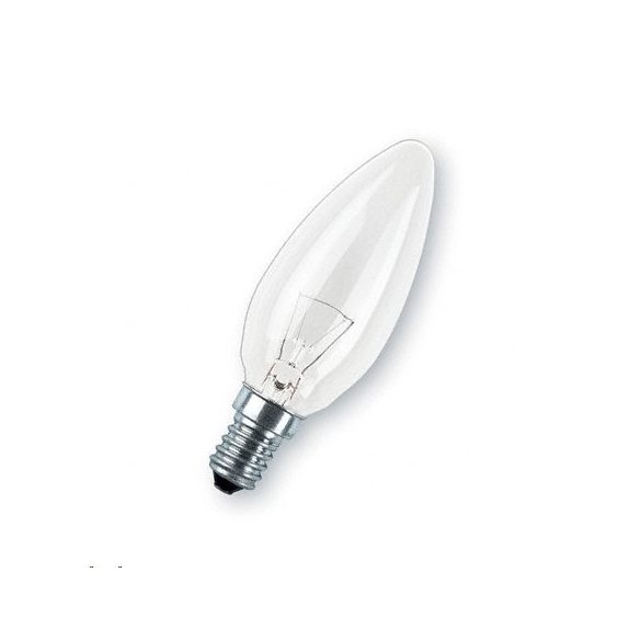 Trixline 230V/60W hagyományos izzó E14 gyertya C35