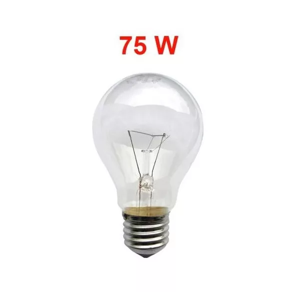 Trixline 230V/75W hagyományos izzó E27 menettel
