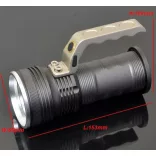 BCLux Trixline TR-A213 10W-os akkus LEDlámpa CREE T6 LED+ 2 db 18650 Li-ion akku