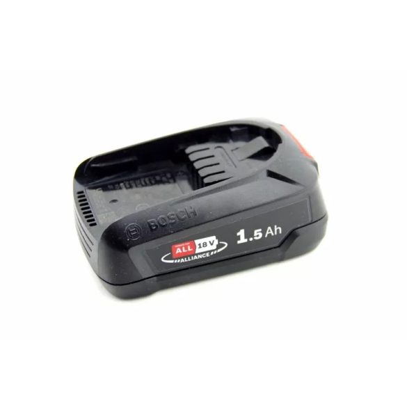 BOSCH PBA 18V Li-Ion akku 1,5 Ah rácsúszós,felújított POWER FOR ALL