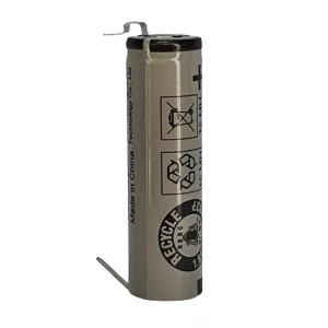 BRAUN 14500 AA Ni-Mh 1,2V 1100mAh ipari akku "U" forrfüllel HFR-AA1100