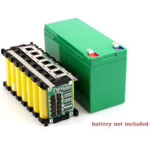 DIY Lithium 12V-os akku SZETT(+BMS,+szalag) 18650 akku nélkül 150x96x65mm