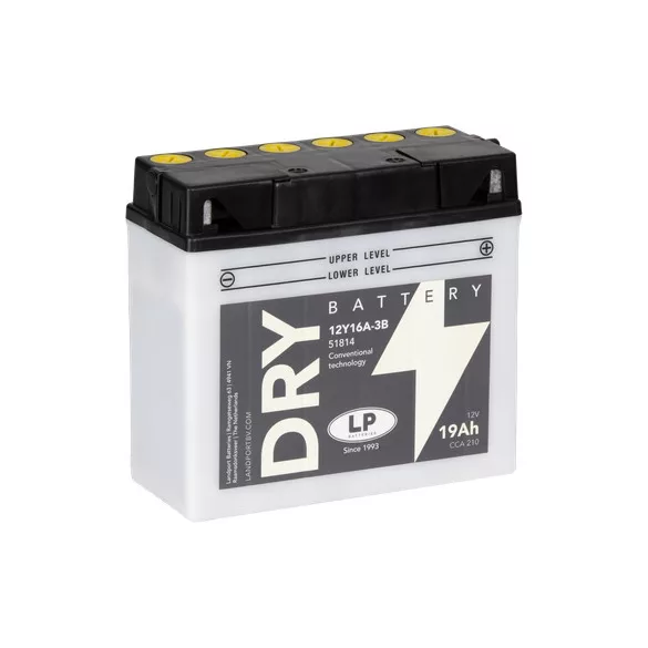 Landport DRY 19Ah 210A Jobb+ Motorakkumulátor (DRY-12Y16A-3B)