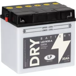 Landport DRY 30Ah 300A Bal+ Motorakkumulátor (DRY-L60-N30-A)