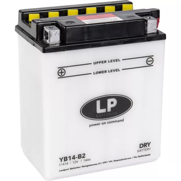Landport DRY 14Ah 170A Bal+ Motorakkumulátor (DRY-LB14-B2)