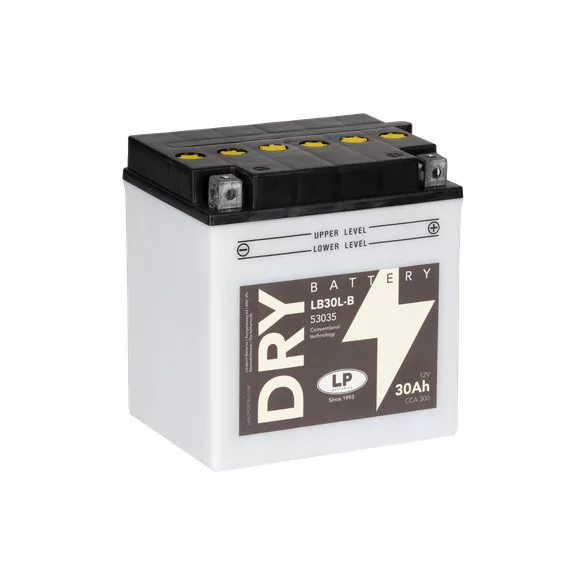 Landport DRY 30Ah 300A Jobb+ Motorakkumulátor (DRY-LB30L-B)