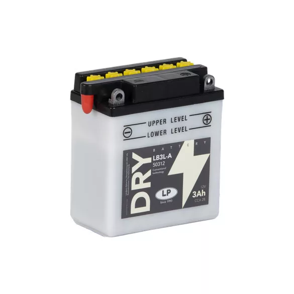 Landport DRY 3Ah 28A Jobb+ Motorakkumulátor (DRY-LB3L-A)