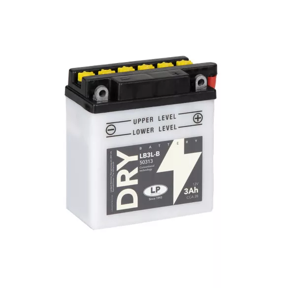 Landport DRY 3Ah 30A Jobb+ Motorakkumulátor (DRY-LB3L-B)