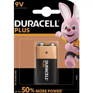 Duracell Plus 9V MN1604 alkáli elem 6LR61 bl/1