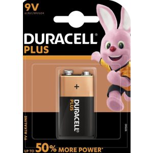 Duracell Plus 9V MN1604 alkáli elem 6LR61 bl/1