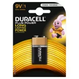 Duracell Plus 9V MN1604 alkáli elem 6LR61 bl/1