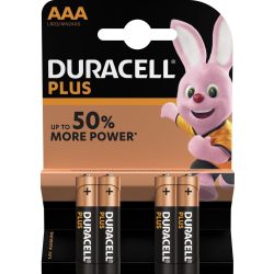   Duracell Plus MN2400 100% Extra Life  AAA  mikró (LR03) alkáli elem bl/4