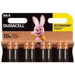 Duracell Basic AA MN1500 ceruza (LR6) alkáli elem bl/8