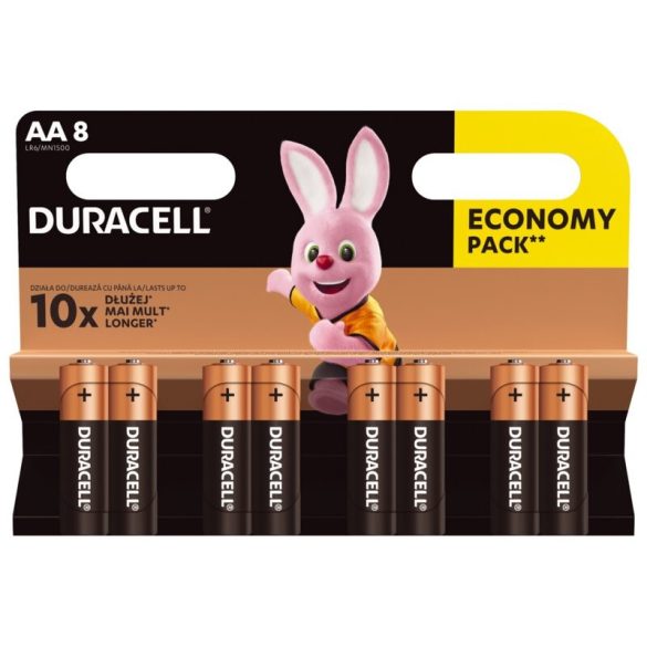 Duracell Basic MN1500  AA ceruza (LR6) alkáli elem bl/8
