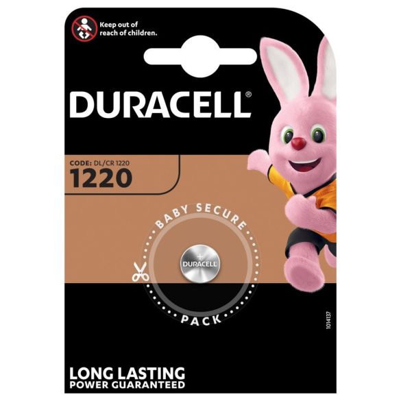 Duracell CR1220 lithium gombelem bliszteres/1