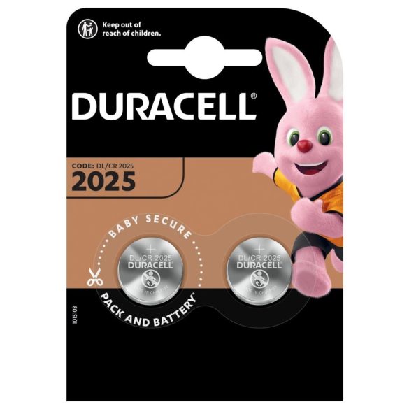Duracell CR2025 lithium gombelem bliszteres/2