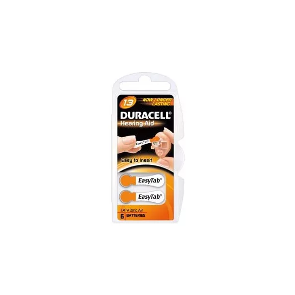 Duracell  ACTIVAIR  hallókészülék elem "13" (PR48)  BL/6