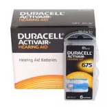 Duracell  ACTIVAIR hallókészülék elem "675" (PR44) BL/6