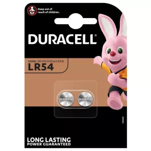 Duracell LR54 1,5V-os alkáli gombelem bl/2