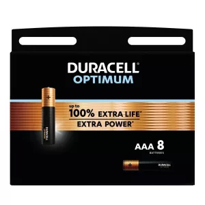Duracell OPTIMUM AAA MN2400 mikró (LR03) alkáli elem bl/8