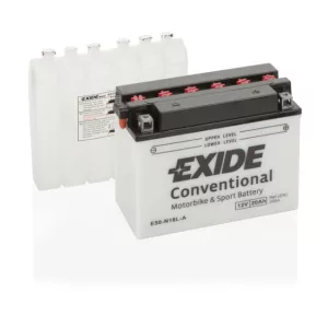 Exide Conventional 20Ah 260A Jobb+ Motorakkumulátor (E50-N18L-A)