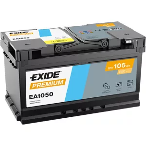 Exide Premium 105Ah 850A Jobb+ Akkumulátor (EA1050)