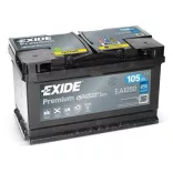 Exide Premium 105Ah 850A Jobb+ Akkumulátor (EA1050)