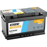 Exide Premium 105Ah 850A Jobb+ Akkumulátor (EA1050) - proba