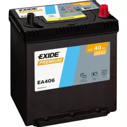 Exide Premium 40Ah 350A Jobb+ Akkumulátor (EA406)