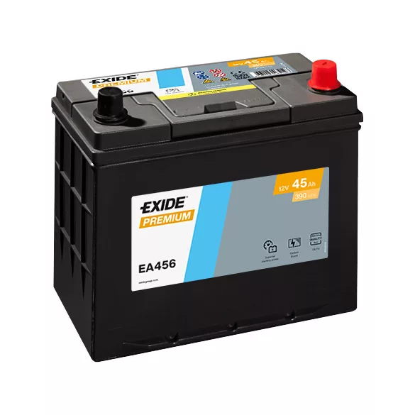 Exide Premium 45Ah 390A Jobb+ Akkumulátor (EA456)