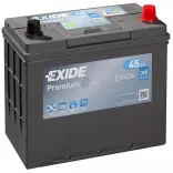Exide Premium 45Ah 390A Jobb+ Akkumulátor (EA456)