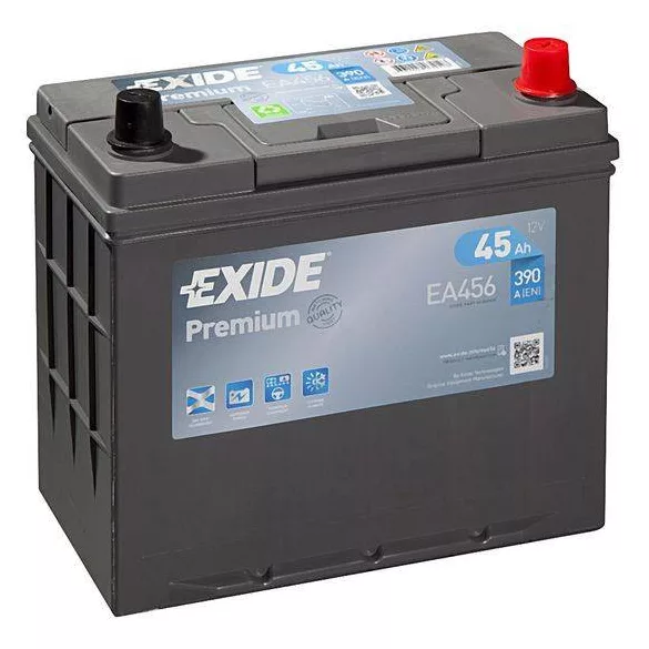 Exide Premium 45Ah 390A Jobb+ Akkumulátor (EA456)
