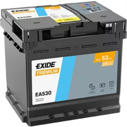 Exide Premium 53Ah 540A Jobb+ Akkumulátor (EA530)