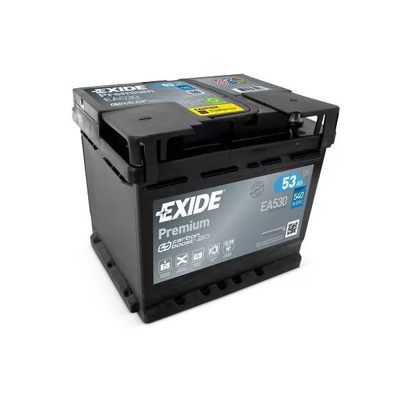 Exide Premium 53Ah 540A Jobb+ Akkumulátor (EA530)